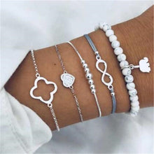 Load image into Gallery viewer, Ahmed 15 Style Bohemian Trendy Bracelet sets for Women Fashion Plain Shell Map Heart Animal Palm Beads Tassel Bracelets Jewelry