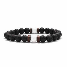 Load image into Gallery viewer, Fashion Lava Stone Bracelet Men Natural Moonstone Bead Chakra Bracelet Male Charm Diffuser Bracelets Heren Armband Jewelry Gift