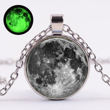 Load image into Gallery viewer, Birth Moon Bracelet Glow In The Dark Moon Phase Silver Chain Bracelet Glowing Birthday Moon Jewelry Lunar Phase Bracelets Charm